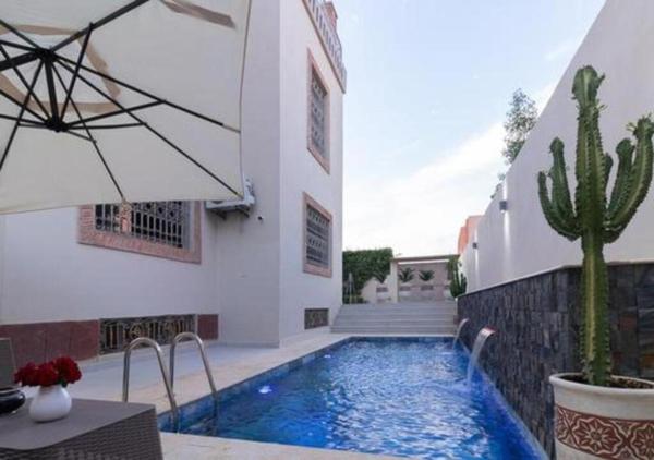 Na fotografii je vidět objekt Villa medina retreat nacházející se ve městě Marakéš.
