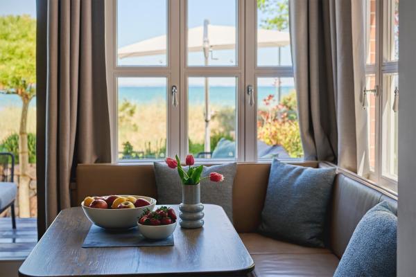 På bildet vises objektet Goldmädchen 93 - Beach Studio som ligger i byen Häven.