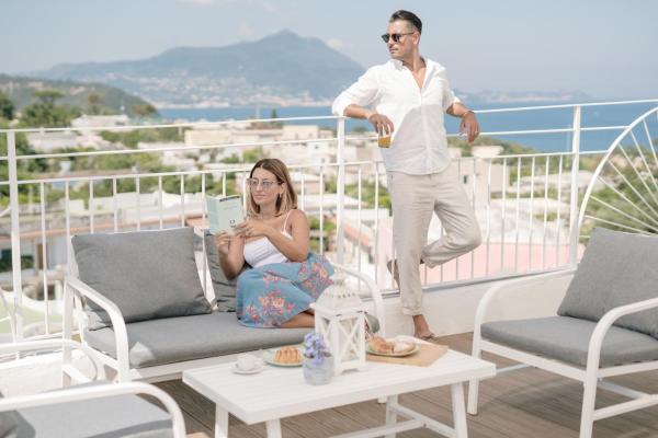 På bildet vises objektet Le Volte Procida Home som ligger i byen Procida.