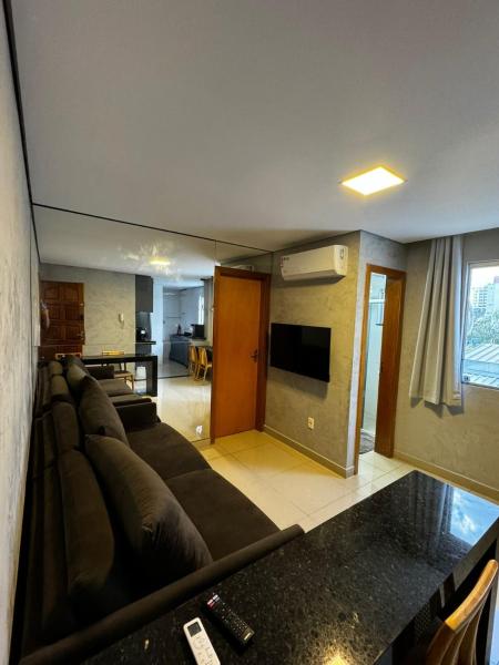 写真にはベロオリゾンテ市にある202 - Loft de luxo Moderno - Ar condicionadoが写っています。