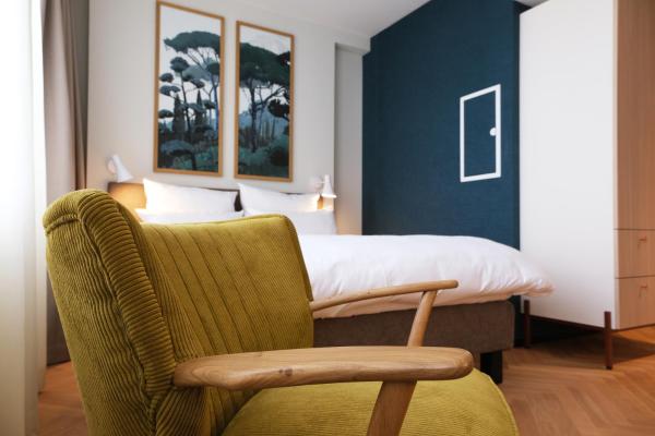 Na zdjęciu widoczny jest obiekt Hood House Kassel - volldigitales Serviced Apartment położony w mieście Kassel.