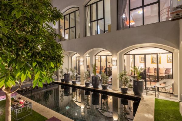 A la foto es mostra l'objecte Riad Sybil Boutique Hotel situat a la ciutat de Marràqueix.