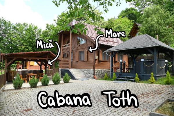 Nella foto è visibile l'oggetto Cabana Toth Mic&Mare situato nella città di Sovata.