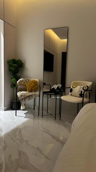 A la foto es mostra l'objecte Gharam Studio situat a la ciutat de Riad.