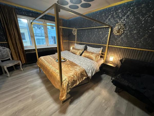 A la foto es mostra l'objecte Geheimtipp KÖNIGSSTUHL - Altstadt-Apartment nahe Warnowufer situat a la ciutat de Rostock.