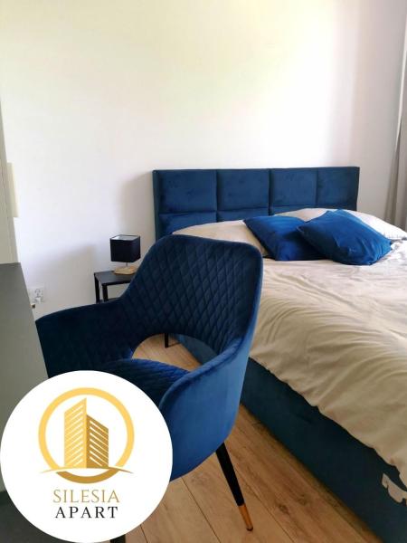 Nella foto è visibile l'oggetto Apartament Granatowy situato nella città di Tychy.