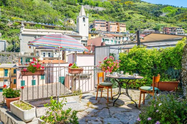 A la foto es mostra l'objecte La Perla di Rio Apartment with Terrace situat a la ciutat de Riomaggiore.