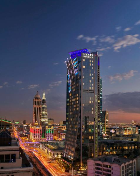 En la foto se muestra el objeto Hyatt Regency Riyadh Olaya ubicado en la ciudad de Riad.