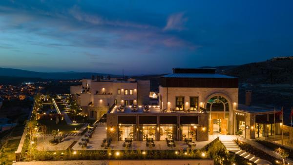 Na fotografii je vidět objekt Alden Hotel Cappadocia nacházející se ve městě Ürgüp.