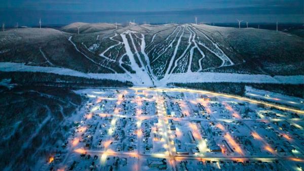 På billedet ses objektet La Maison Feldberg beliggende i byen Murdochville.