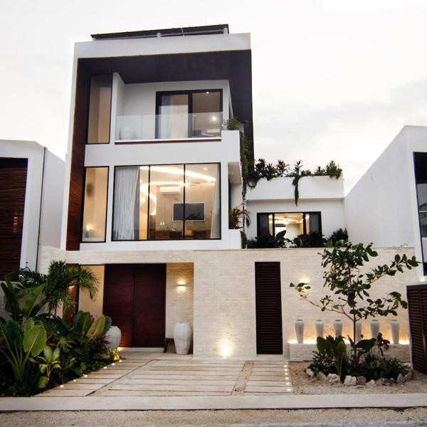 Na zdjęciu widoczny jest obiekt Couture Residence Aldea Zama Tulum Luxury położony w mieście Tulum.