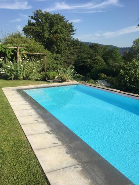 Auf dem Foto ist das Objekt Casetta in giardino con piscina in der Stadt Luino zu sehen.