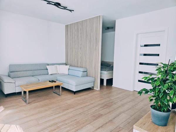 Na zdjęciu widoczny jest obiekt Apartmán Liptovská położony w mieście Soblahov.