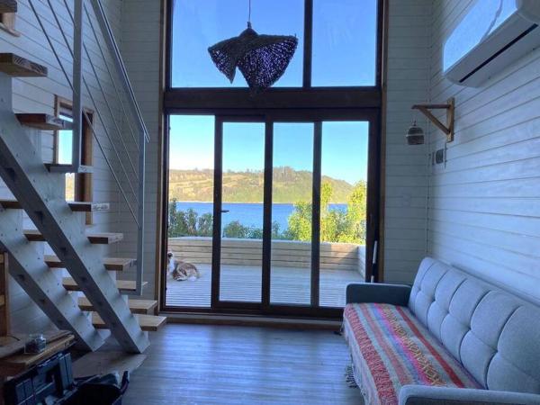 Na zdjęciu widoczny jest obiekt Casa del mar Chiloé położony w mieście Chonchi.