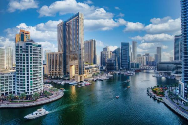 På billedet ses objektet Cozy Heaven with full Marina View beliggende i byen Dubai.