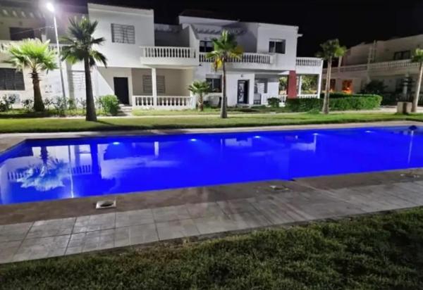 Na zdjęciu widoczny jest obiekt Location villa Golden Beach Casablanca położony w mieście Casablanca.