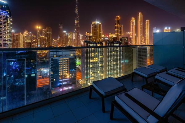 På billedet ses objektet Luxury Top Floor, with full Burj Khalifa View beliggende i byen Dubai.