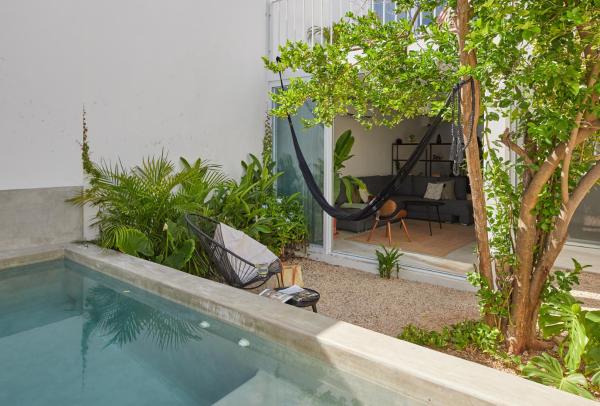 A la foto es mostra l'objecte Casa Muliix situat a la ciutat de Mérida.