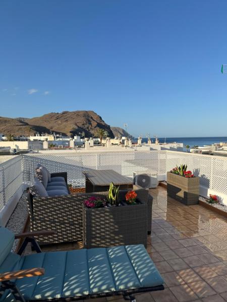 Na fotografii je vidět objekt Balcón del Cabo nacházející se ve městě Las Negras.
