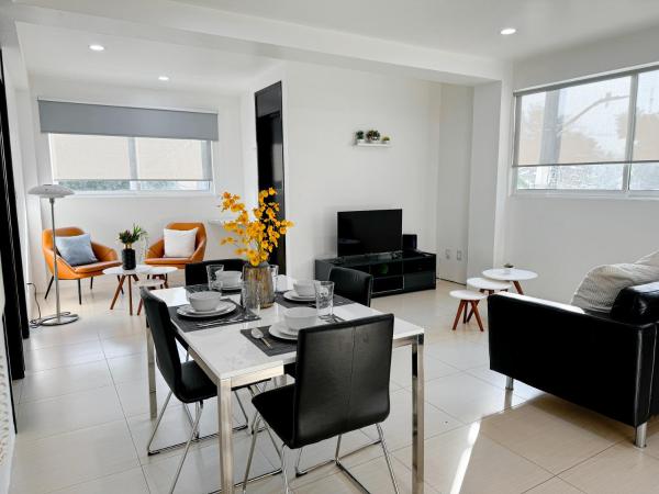 Full Apartment 15 min from Airport, Coyoacán, Foro Sol, Ciudad de México