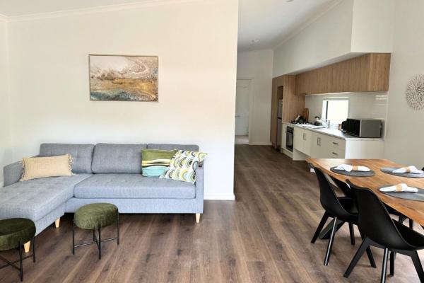 The photo shows the 2 Bedroom, 1 Bathroom All Accessible Cabin located in the city of Blewitts Springs.