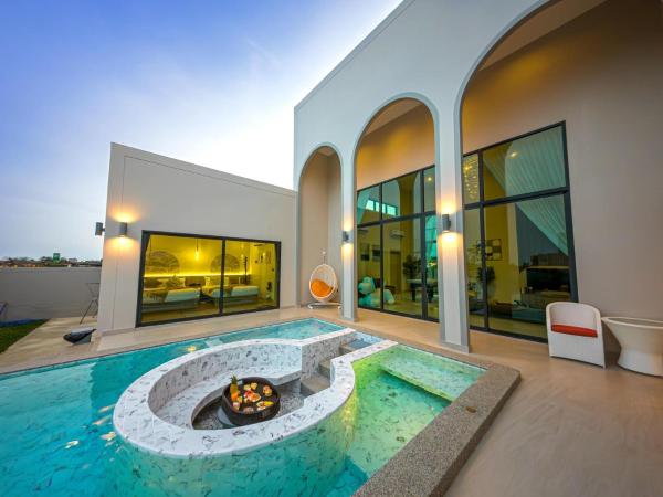 A la foto es mostra l'objecte Baan Charoenjai Poolvilla Cha-am situat a la ciutat de Cha-am.