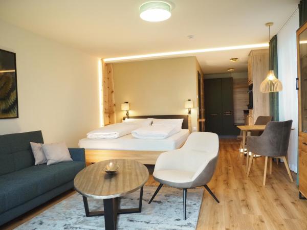 A la foto es mostra l'objecte Apartments Lauschgrüner Hof situat a la ciutat de Buchwald.