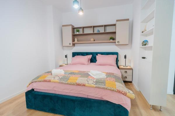 Auf dem Foto ist das Objekt Vulcan Residence - Premium Apartment in der Stadt Vatra Mînăstirii Cotroceni zu sehen.
