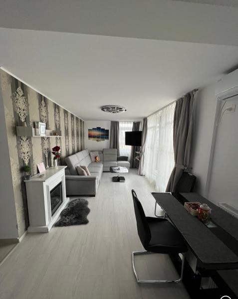 Na fotografii je vidět objekt GXM Apartments nacházející se ve městě Oradea.