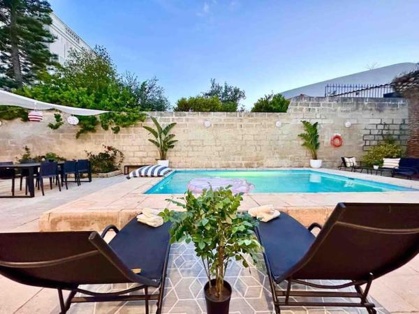 Poolside Paradise Sea View Villa - Malta