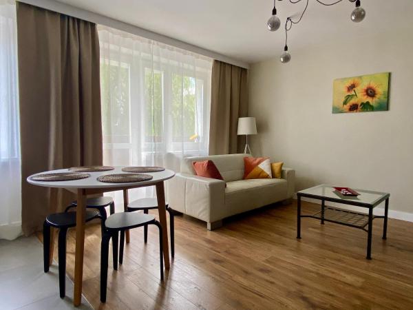 På billedet ses objektet Apartament przy basenie beliggende i byen Augustów.