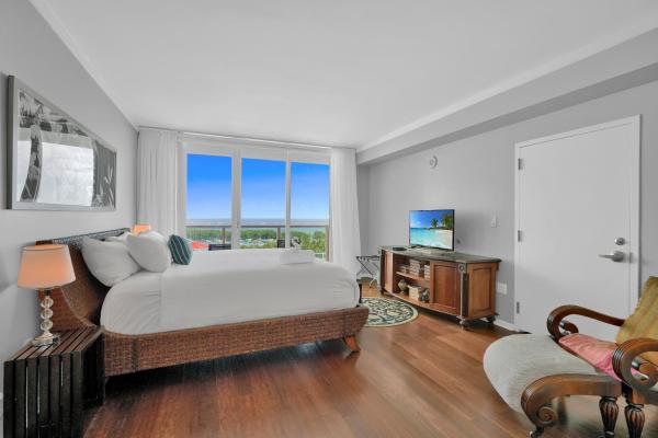 På billedet ses objektet Astonishing SEA VIEW Studio in Grove beliggende i byen Miami.