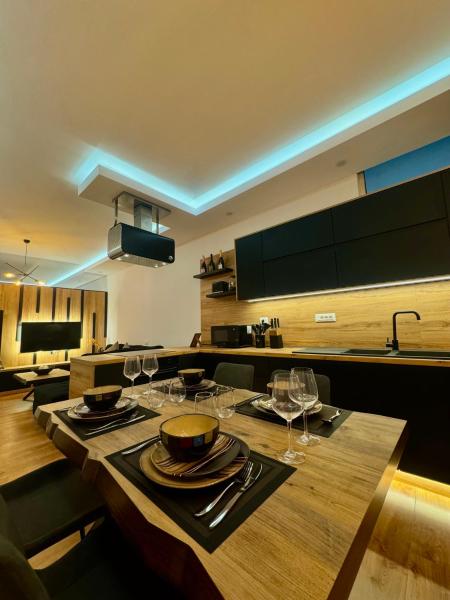 På billedet ses objektet Luxury Central Baba Apartment beliggende i byen Shkodër.
