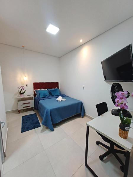 A la foto es mostra l'objecte SUITES NA PRAIA DO PERNAMBUCO GUARUJÁ -TEMPORADA GUARUJá situat a la ciutat de Guarujá.