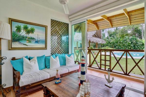 Na foto é possível ver o objeto Serene Beach Haven In Las Terrenas localizado na cidade de Las Terrenas.