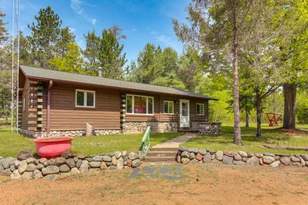 The photo shows the Updated Conover Cabin with Nearby Boating Access! located in the city of Conover.