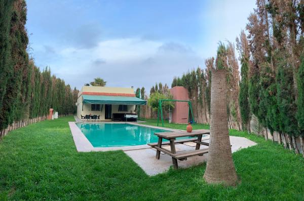 Na zdjęciu widoczny jest obiekt Villa avec piscine à Agadir tifnit surf położony w mieście Draïd.