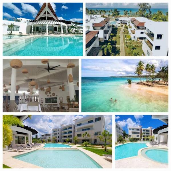 Na foto é possível ver o objeto Amare Beach Front Condo localizado na cidade de Las Terrenas.