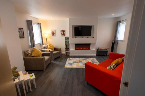 Na fotografii je vidět objekt Hampton 3-bedroom Relaxing Escape with Parking nacházející se ve městě Haddon.