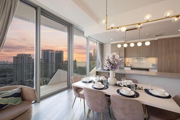 På billedet ses objektet Stella Maris - Beachfront Premium 3 Bedroom Apt beliggende i byen Dubai.
