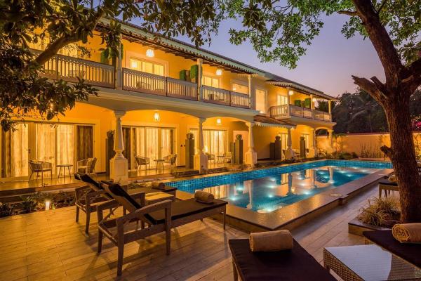 Na zdjęciu widoczny jest obiekt Maravilha Boutique Stay Goa położony w mieście Marna.