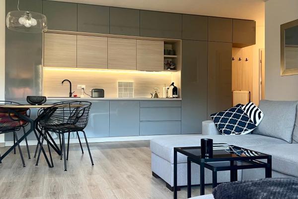 A la foto es mostra l'objecte Apartament Przy Plaży situat a la ciutat de Pobierowo.