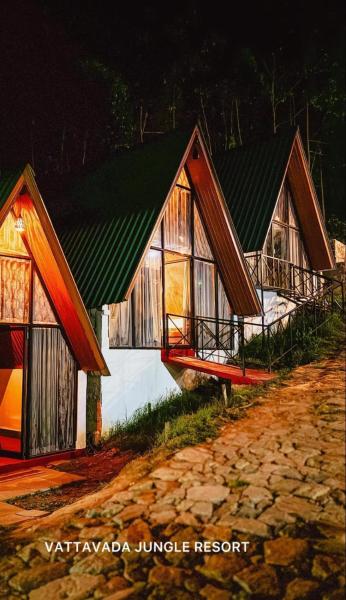 Nella foto è visibile l'oggetto Vattavada Jungle Resort situato nella città di Munnar.