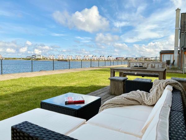 På billedet ses objektet Ferienwohnung Pier 21 Olpenitz beliggende i byen Olpenæs.