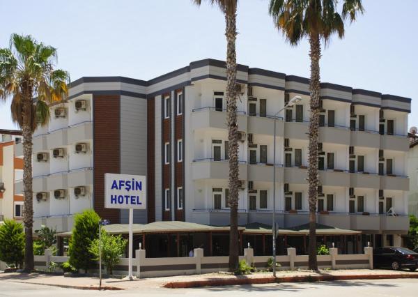 A la foto es mostra l'objecte Afsin Hotel situat a la ciutat de Antalya.