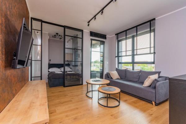 Apartmán s 1 ložnicí — 33 m² - Doki - Black & White by Grand Apartments