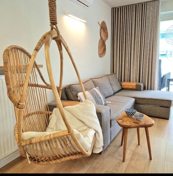 A la foto es mostra l'objecte Dwa Apartamenty Rogowo Pearl z prywatną sauną lub tarasem na dachu situat a la ciutat de Rogowo.