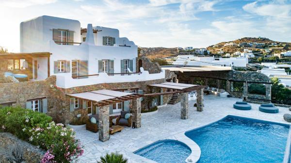 Melangio 6 Br Villa Private Pool & Sea View - Aleomandra Mykonos