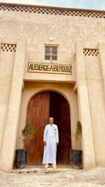 På bildet vises objektet KASBAH Atlas-Aberdouz som ligger i byen Tagoudit.