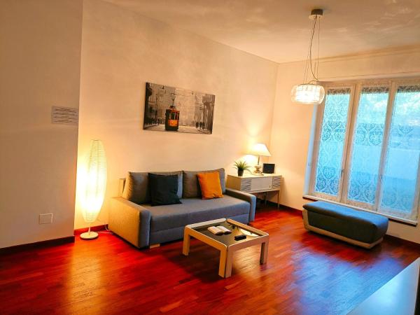 The photo shows the Volturno Sweety House - 15 min di auto da Monza e 15 min da Metro M2 located in the city of Brugherio.